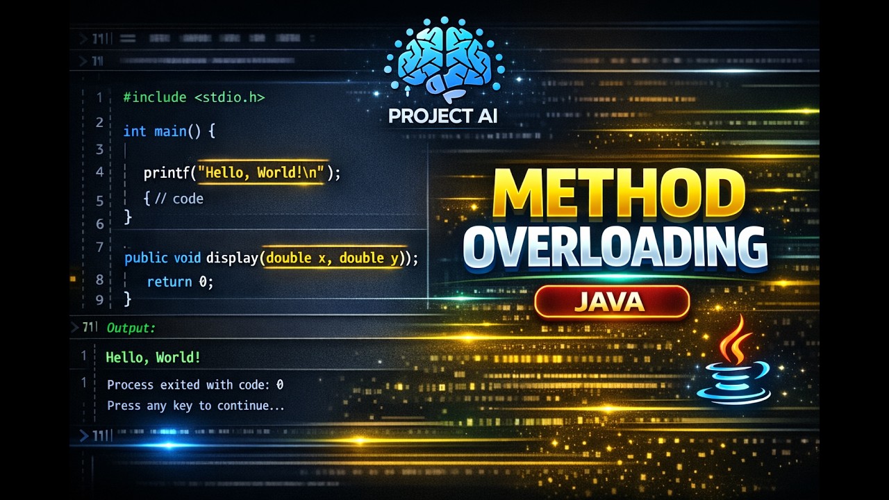 Java Method Overloading Tutorial | Explained with Examples (Urdu) - YouTube