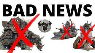 40K Rules Update - The Phase Out Continues! Orks Units Going to Legends from their Forge World Range
