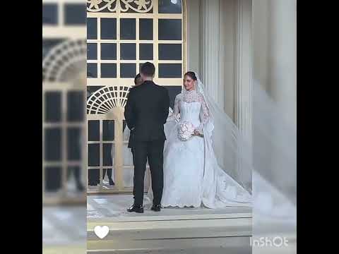 لحضة دخول شيرين على عرس وداع ابوها