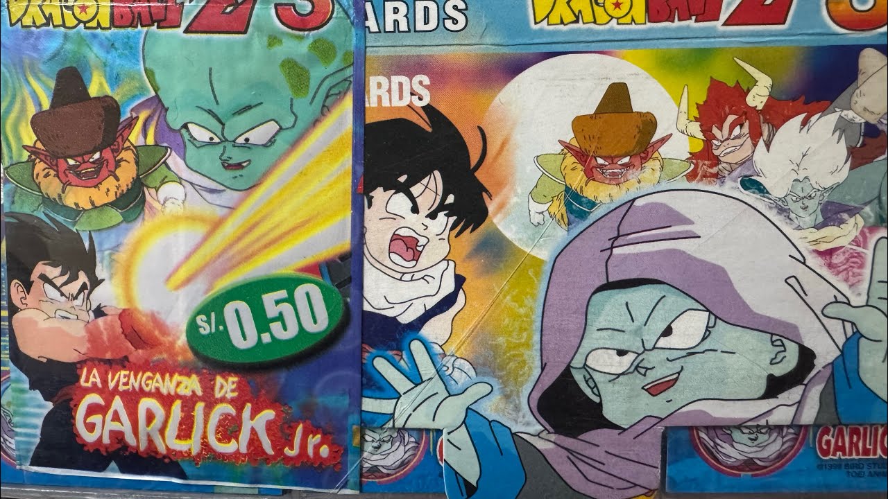 DRAGON BALL Z 3 TRADING CARDS LA VENGANZA DS GARLICK JR. EDITORIAL NAVARRETE PARTE 2