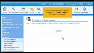 Nextgen Web Hosting Tutorials How To Use The Ip Deny Manager In Cpanel