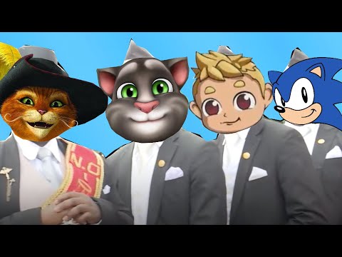 Vlad and Niki  & Talking Tom & Sonic & Puss in Boots - Coffin Dance Song Astronomia (Cover)
