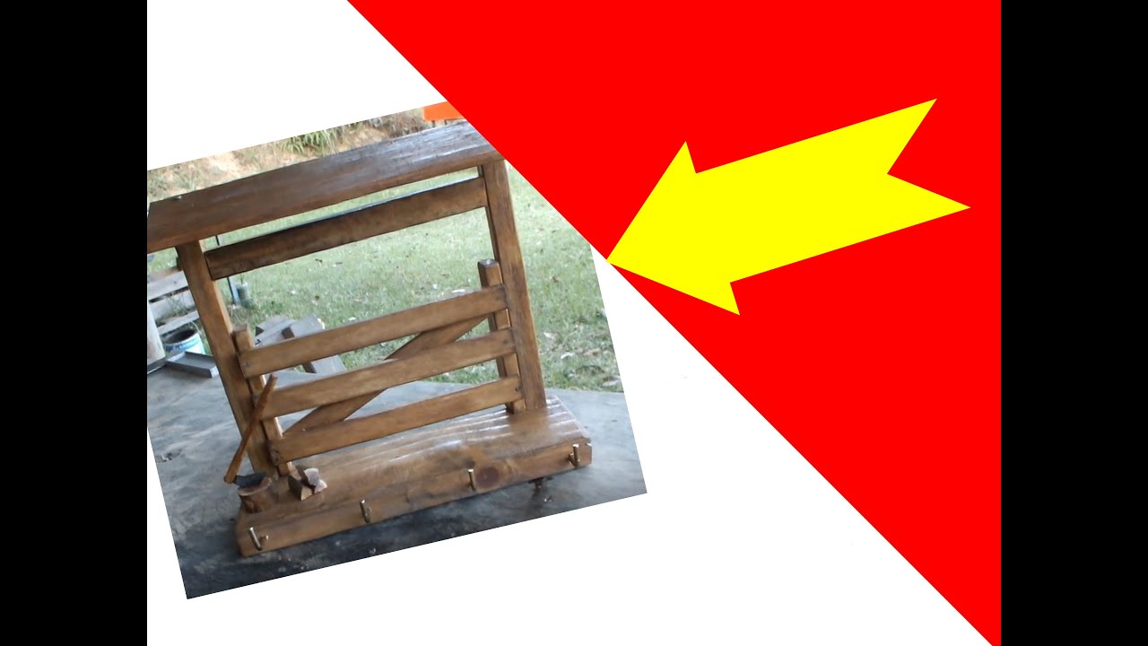 Fazendo um Porta Chaves modelo Porteira