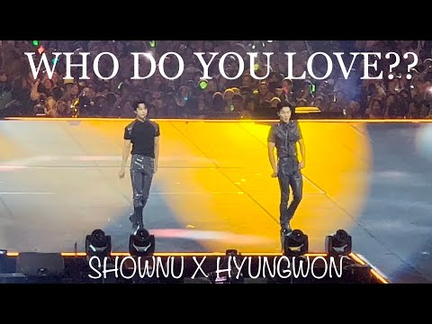 Who Do U Love | Shownu X Hyungwon | Monsta X Kcon La | 08182023 | 4K