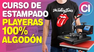 CURSO DE ESTAMPADO - Playeras de Algodón con Vinilo Textil