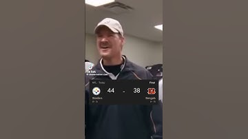 Thumbnail of #Steelers Taunt The #Bengals With A Who Dey Chant #nfl #shorts