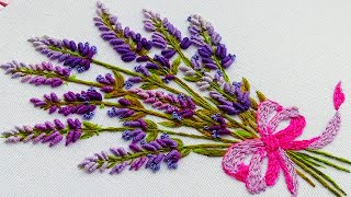 Вышивка: Цветы Лаванды