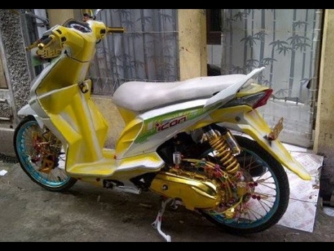 Cah Gagah Video Modifikasi Motor  Honda Beat  Airbrush  