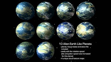 Animated Planet & Clouds Demo