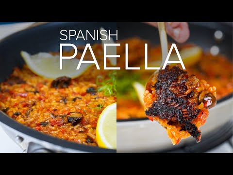 Vegan Paella Recipe | Spanish Paella | The perfect Soccarat
