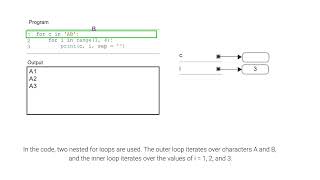 Famous Nested for loops; ch 5, video 4 Wealth