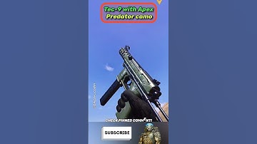 Tec-9 with Apex Predator camo 🐆 #codm #shorts