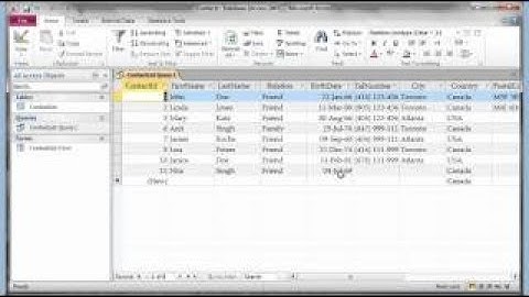 Microsoft Access 2007 2017 part 3 (Query vesves Reports)