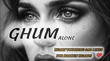 Heart touching poetry status 💔 | sad poetry status | poetry for broken hearts 