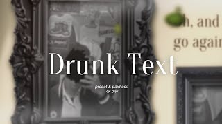 Preset typograph Alight motion - Drunk text (Henry Moodie) - 4k biw