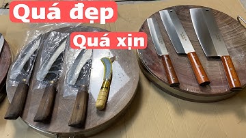 Dao thép trắng dao nhíp xe em về với chủ