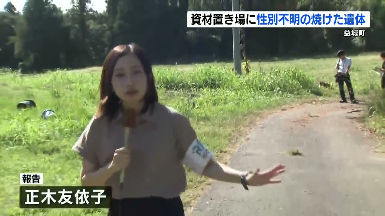 Burnt body of unknown gender] A 