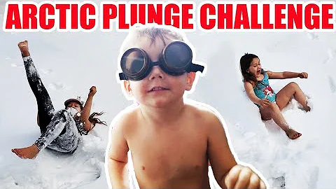 Arctic Plunge Challenge | Ruby Finally Took the Arctic Polar Plunge on Snow Day Hallelujah