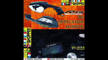 R6 SIDE MIRROR FOR YAMAHA R15V3 || FIRST LOOK AROUND || BIKER SHOPPEE