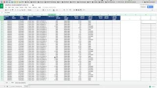 Four Basic Google Sheets Tips: Freeze, Awesome Box, Filter, & Sort
