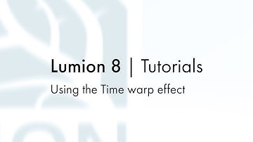 Effects: Scene and Animation - Using the Time warp effect