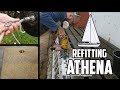 Sail Life - new headstay, zinc anode and ground plate - DIY sailboat project