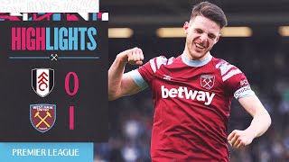 Fulham 0-1 West Ham | Own Goal Gives The Hammers All Three Points | Premier League Highlights