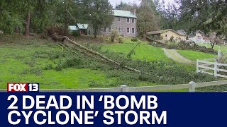 Deaths reported after WA bomb cyclone | FOX 13 Seattle