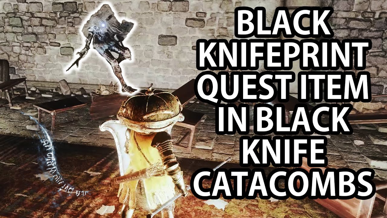ELDEN RING BLACK KNIFEPRINT QUEST ITEM & CERULEAN DAGGER TALISMAN IN