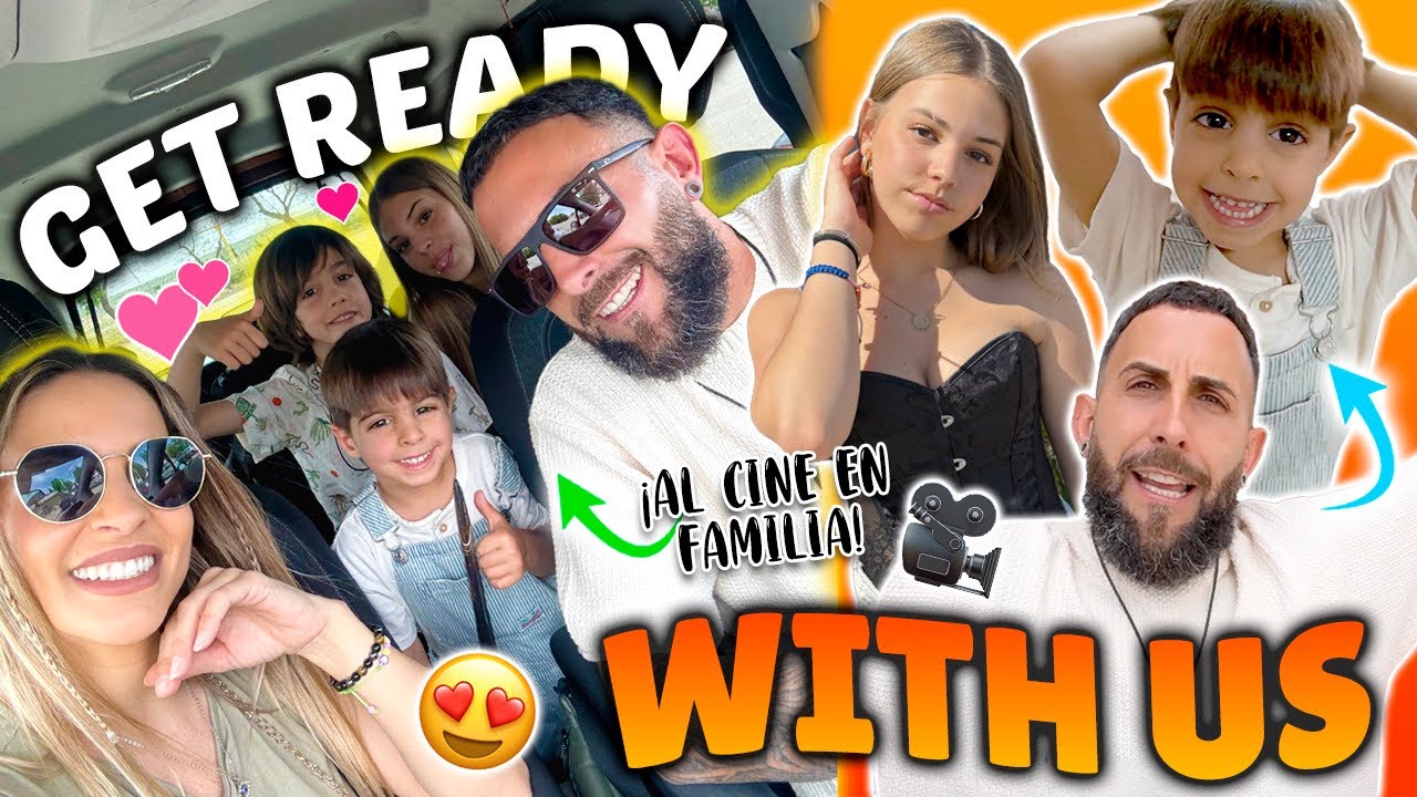 GRWM PARA IR AL CINE TODOS JUNTOS EN FAMILIA | Familia Amiguindy