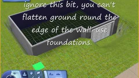 Sims 3: How To Build A Basement Garage [BENJYSHOUSES]