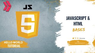 JavaScript Tutorial | How To Write  Hello World In Javascript