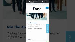 Arope - Online Career Application screenshot 1