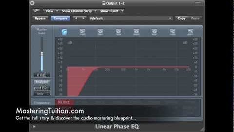 MasteringTuition.com EQ parameters