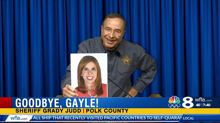 Sheriff Grady Judd says goodbye to Gayle Guyardo