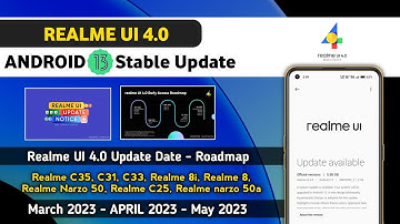 Realme UI 4.0 Update Date/Realme UI 4.0 stable update/New Update March - April 2023/ Update Problem
