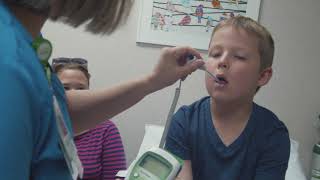 Preparing your child for a vital signs check