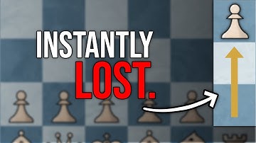 The Single Worst Opening Move In Chess History