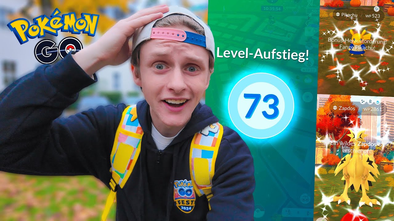 Ich habe 24 STUNDEN um in Pokémon GO LEVEL 73 zu WERDEN!