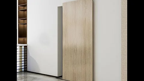 How to install concealed sliding door harware