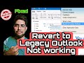 How to revert back in Legacy Outlook | #outlook #mac #classicoutlook