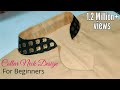 Beautiful Collar Neck Design for Kurti/ Step By Step Tutorial (Easy Method)