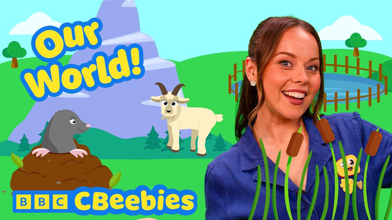 Time to Play Our World  🌍🐐| CBeebies House Fun with Evie and Friends 🌈✨