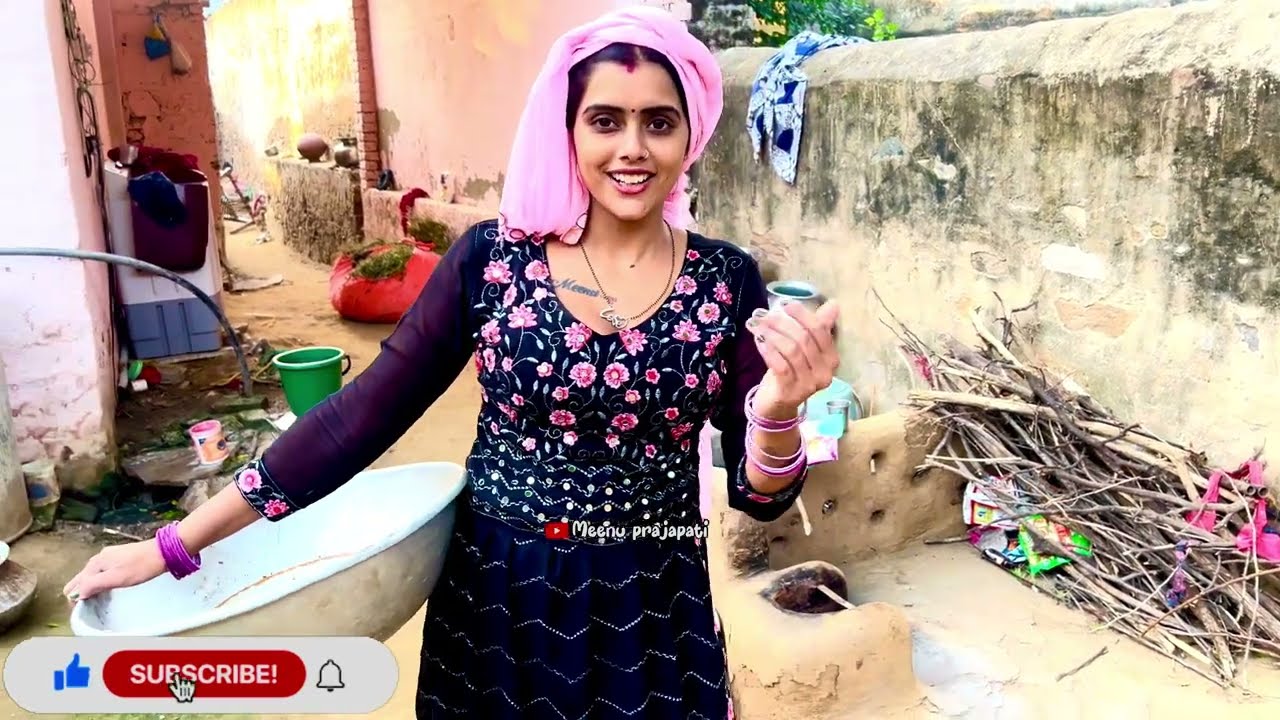 चूल्हा को मिट्टी और गाय का गोबर से लीपाई करी 🥰🥰♥️#trending #meenu #youtube #video #vlog #desi