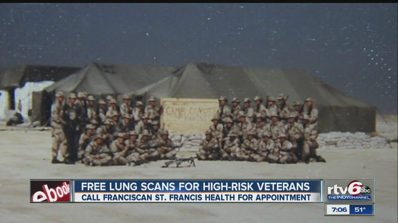 Non-smoker Marine gets lung cancer after serving overseas in oil-fire Middle Eastern areas