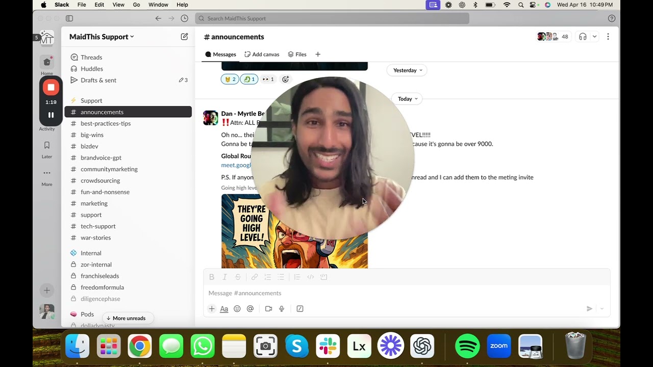 "Whats it ACTUALLY like when I join MaidThis?” - The MaidThis Slack Community "Whats it ACTUALLY like when I join MaidThis?” - The MaidThis Slack Community