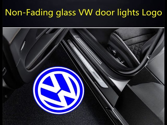 Volkswagen VW Door lights projection emblem installation for Golf Tiguan CC MK5 Beetle -