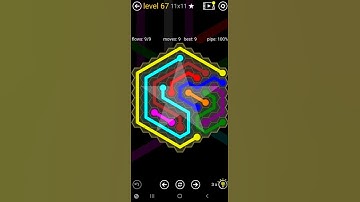 How To Solve Flow Free Hexes Sunflower Pack Level 67  11x11 Board Walk Through Solution Walkthrough