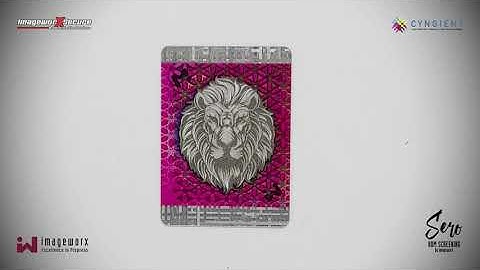 Label Expo 2022 - Imageworx Micro Optical Array, Security/Anti-Counterfeit, and SERO Print Examples.