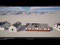 Metal Roof Deformation Animation - Houses Under Storm - UE preview